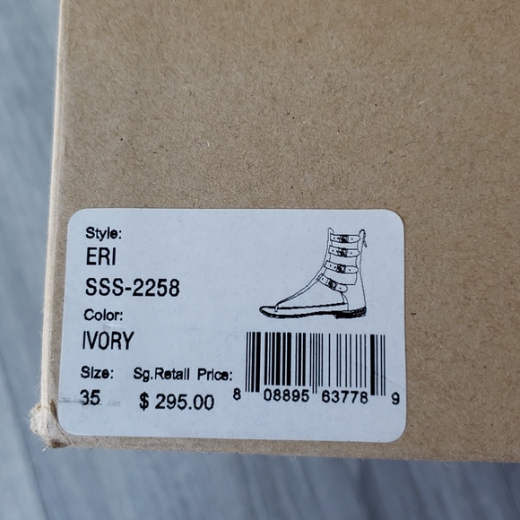 Joie Eri Snake Print Leather Gladiator Sandals - Picture 9 of 9